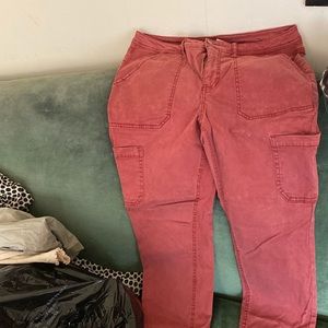 Faded glory rusty skinny jeans with multiple pockets